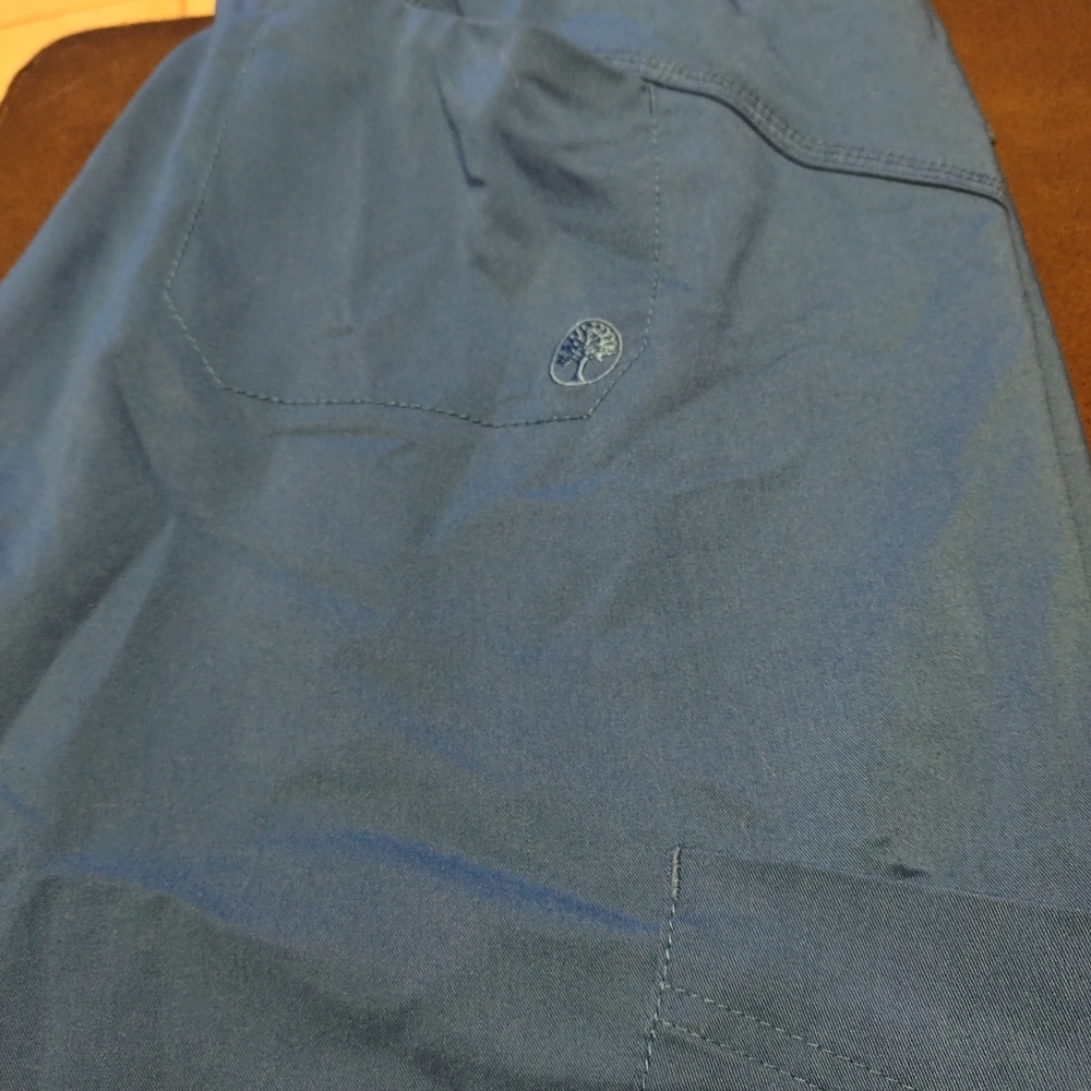 Royal blue jogger scrub pants